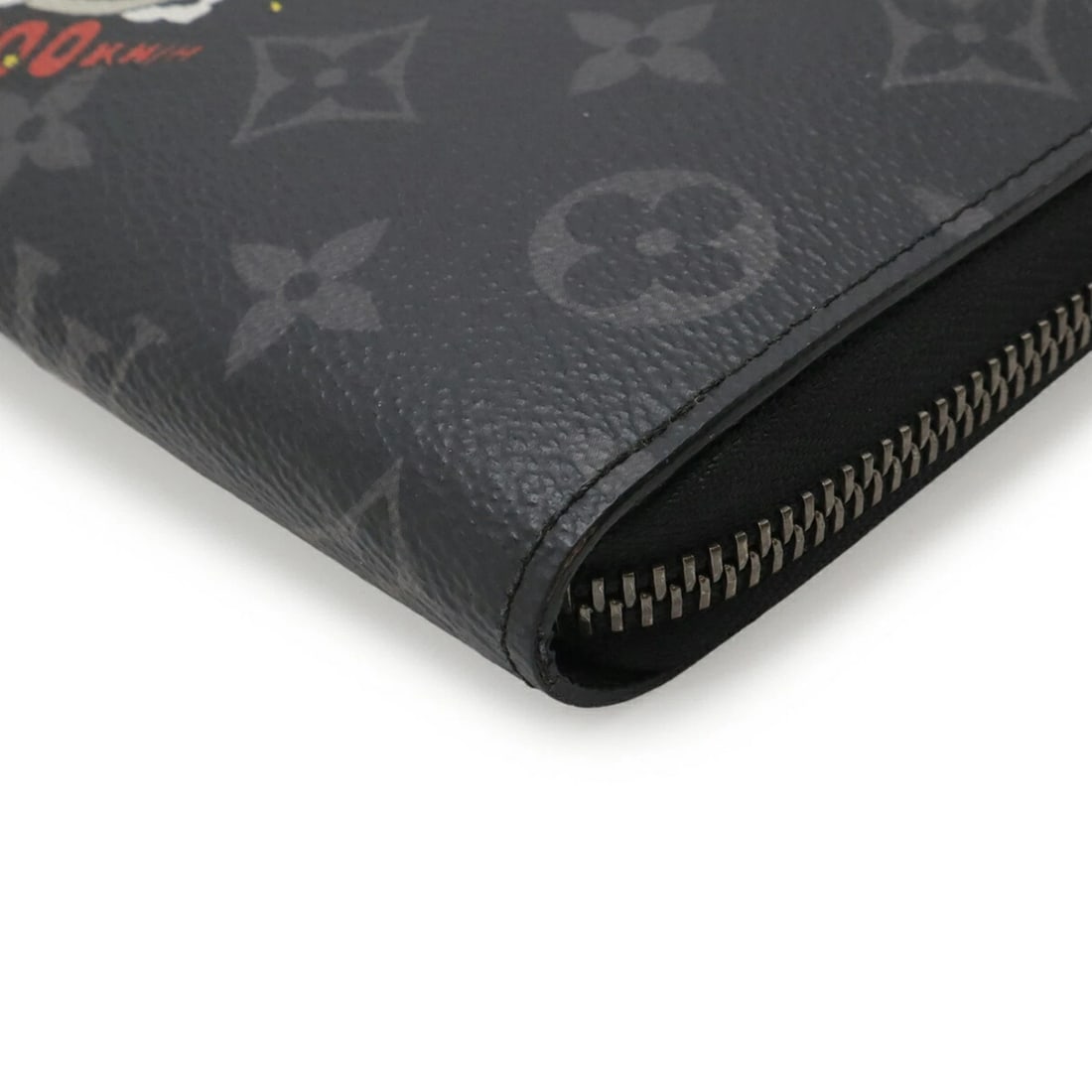 LOUIS VUITTON MONOGRAM ECLIPSE ZIPPY DRAGONNE - 4
