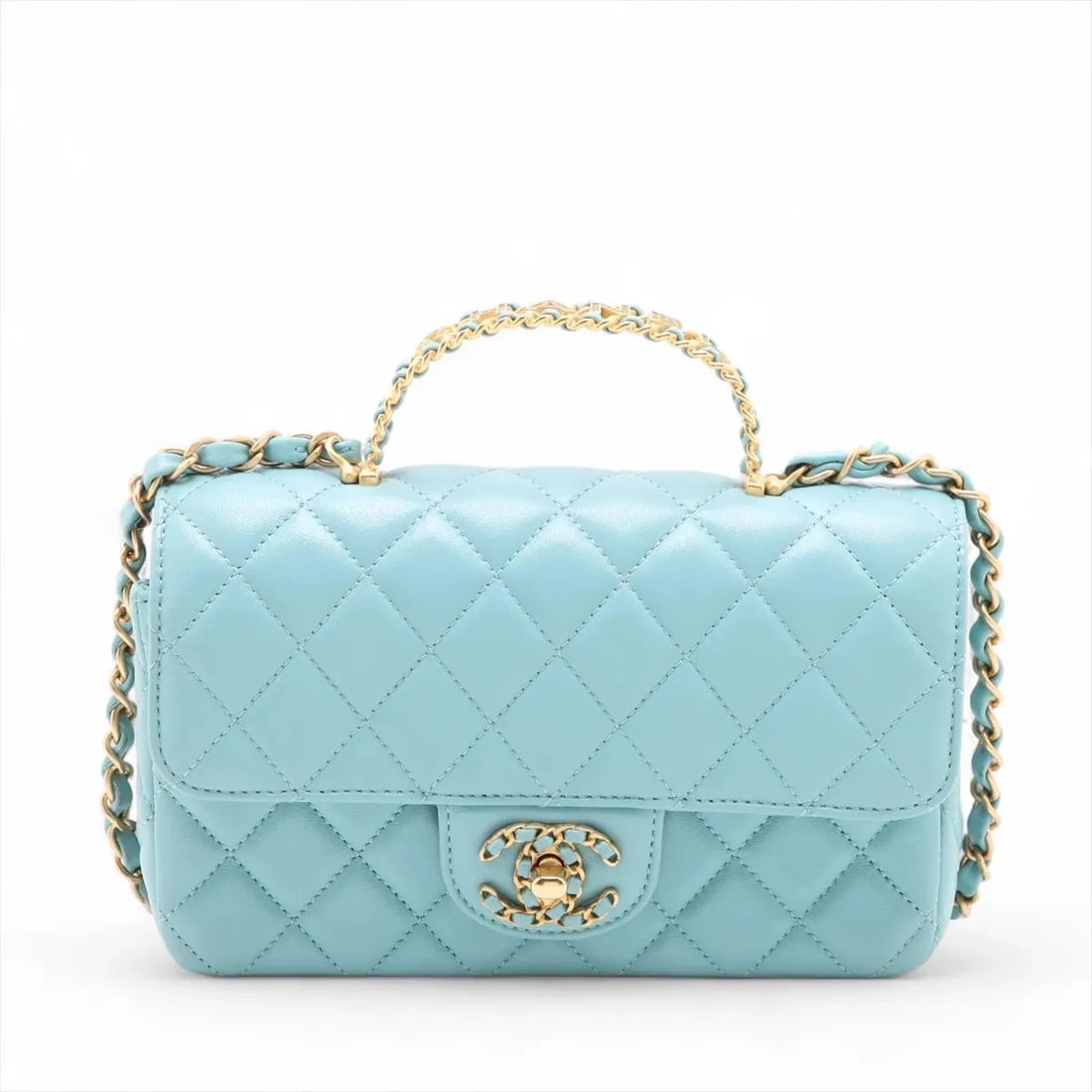 CHANEL MATELASSE LAMBSKIN 2 WAY SHOULDER BAG (1 of 4)