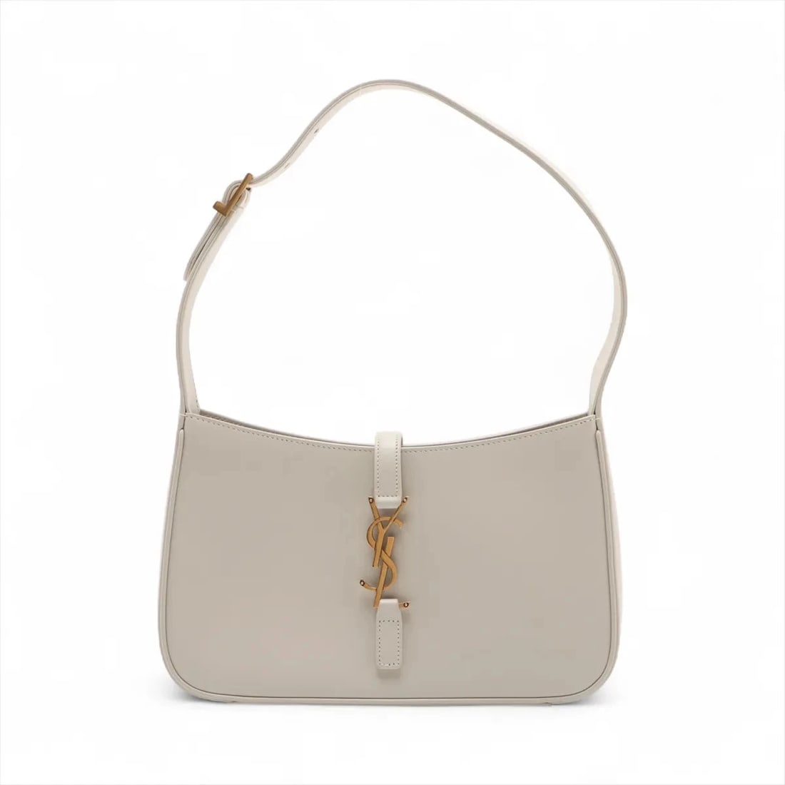 SAINT LAURENT PARIS LE SANKASSETTE LEATHER SHOULDER BAG: Saint Laurent Paris Le Sankassette Leather Shoulder bag Brand: Saint Laurent Paris Type/Style: Shoulder Bag Material: Leather Color: White Size: Height:5.9inchLength:9.6inchDepth:2.4inch Accessori