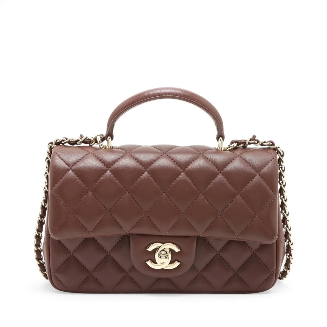 CHANEL MATELASSE LAMBSKIN 2 WAY HANDBAG (1 of 4)