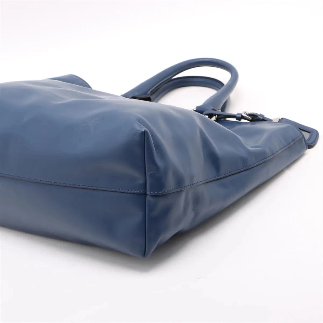 PRADA LEATHER 2 WAY HANDBAG - 3