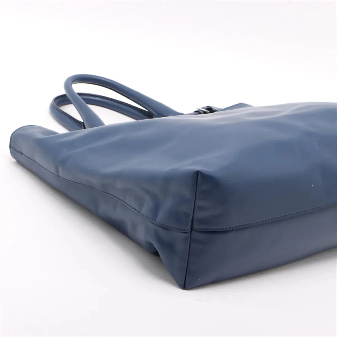 PRADA LEATHER 2 WAY HANDBAG - 4
