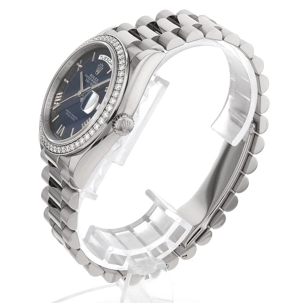 ROLEX DATE DIAMOND BEZEL WATCH - 2