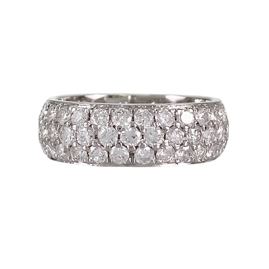 CHAUMET PLATINUM DIAMOND RING - 2