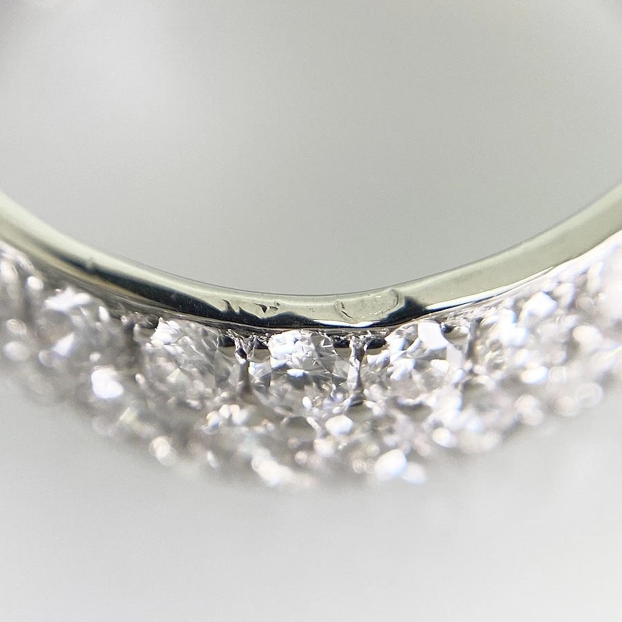 CHAUMET PLATINUM DIAMOND RING - 4