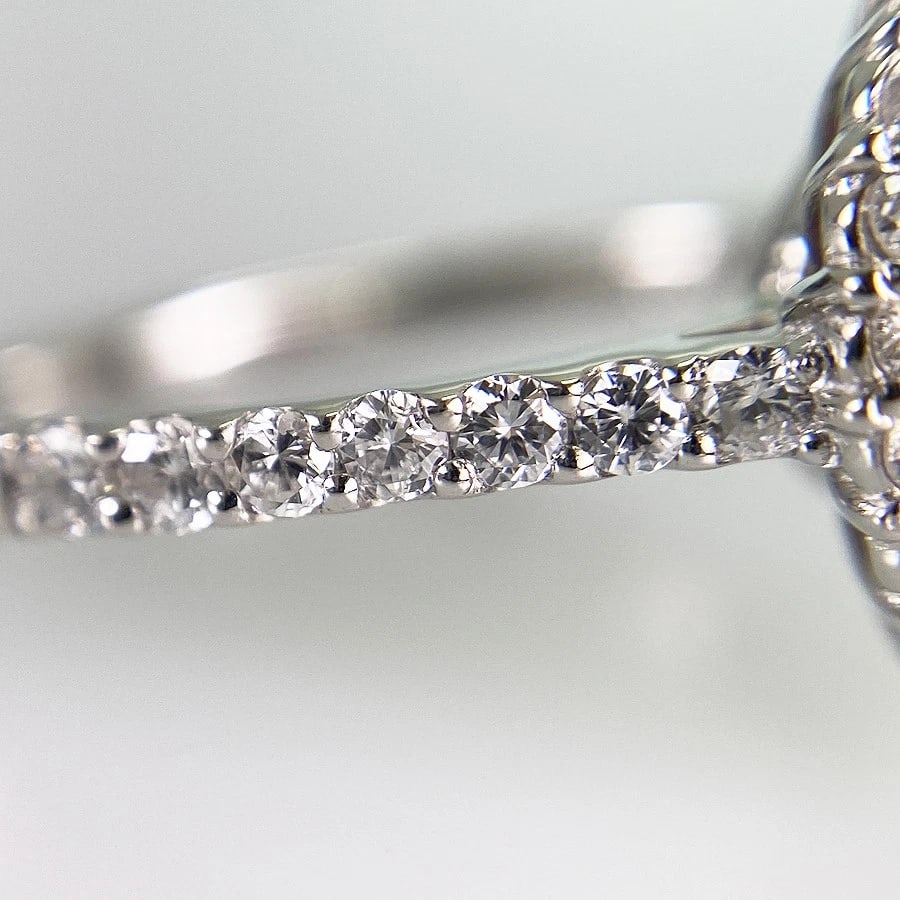 RING PLATINUM RUBY DIAMOND - 7