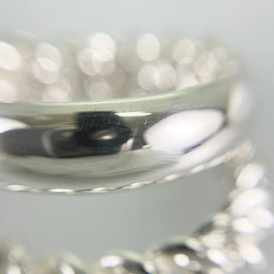 HERMES BOUCLE SELLIER SILVER RING - 4