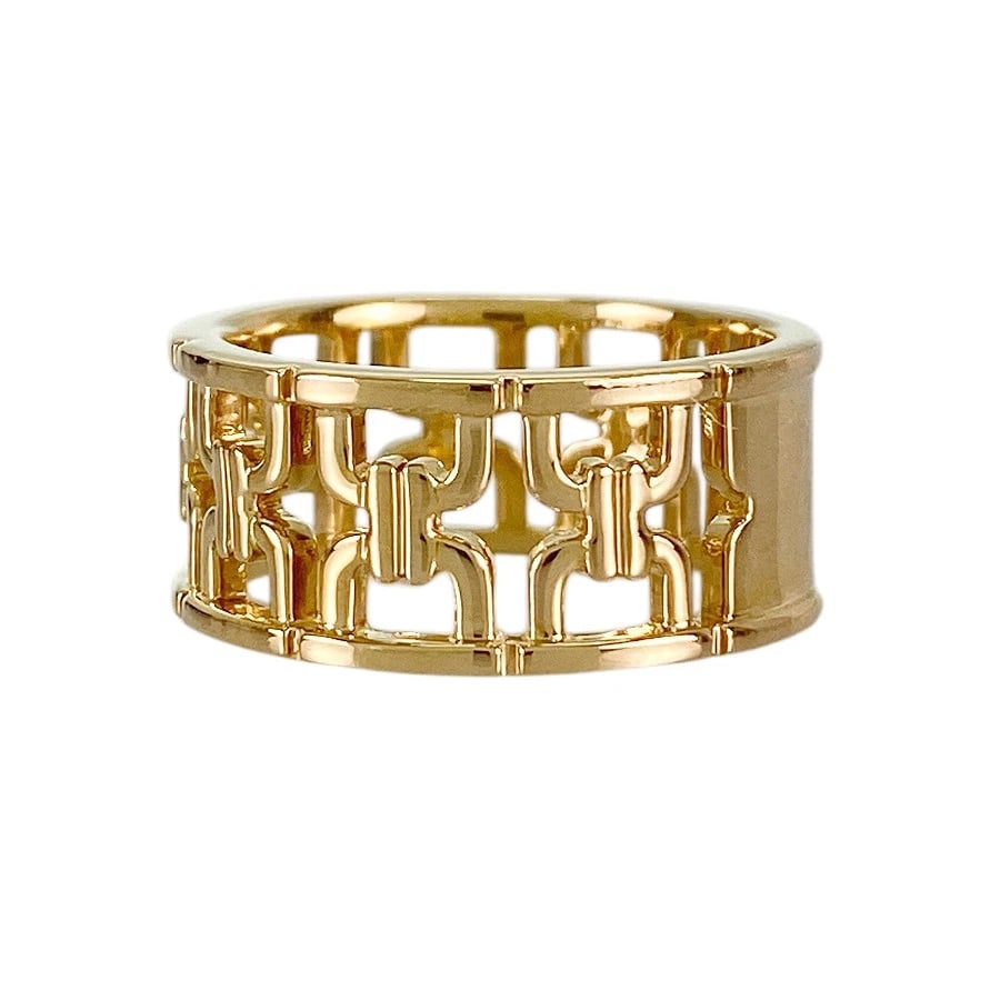 CELINE TRIOMPHE YELLOW GOLD RING - 2