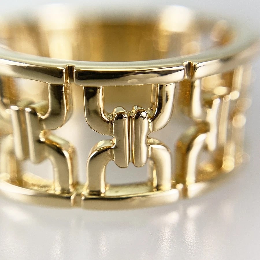 CELINE TRIOMPHE YELLOW GOLD RING - 4