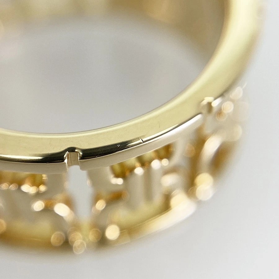 CELINE TRIOMPHE YELLOW GOLD RING - 5