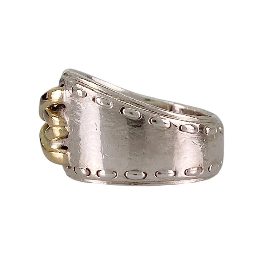 HERMES MEXICO SILVER RING - 2