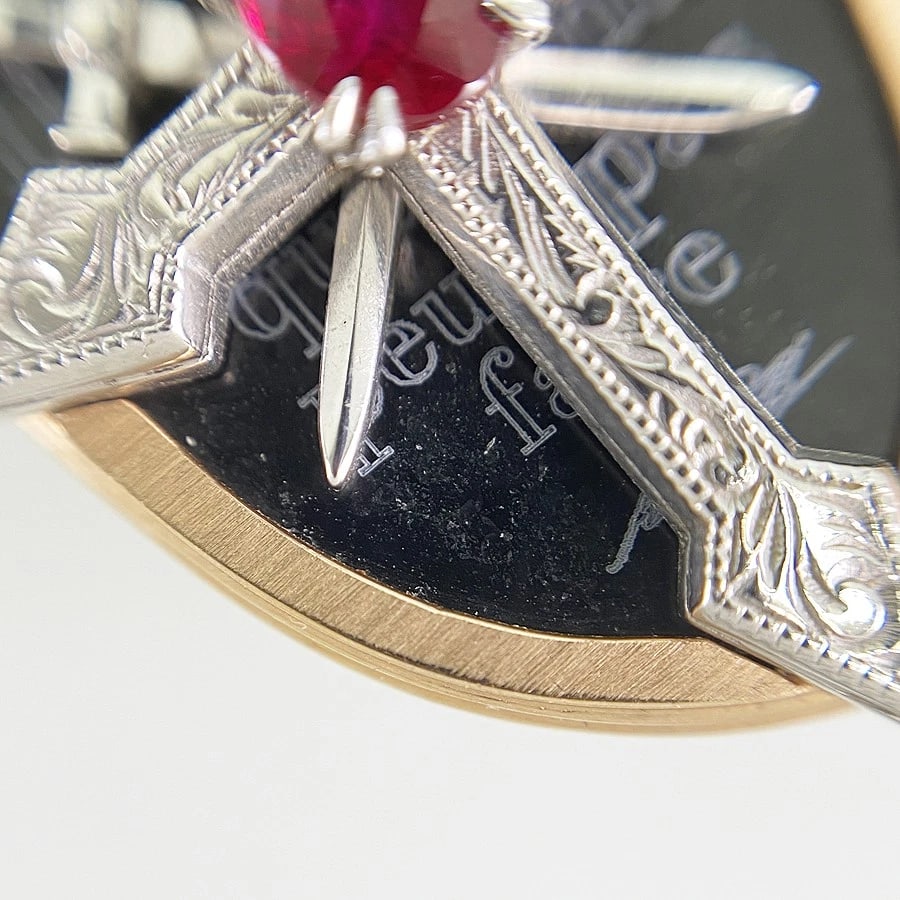 GEMCEREY WHITE GOLD RUBY NECKLACE - 7