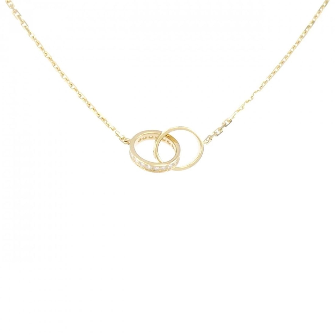 CARTIER BABY LOVE NECKLACE: Cartier Baby Love Necklace Brand: CARTIER Type/Style: Cartier Necklace Material: 750 Yellow Gold, Main Stone Natural Color: Yellow Gold Size: Length 41?44cm Actual Size Motif maximum width approx.: