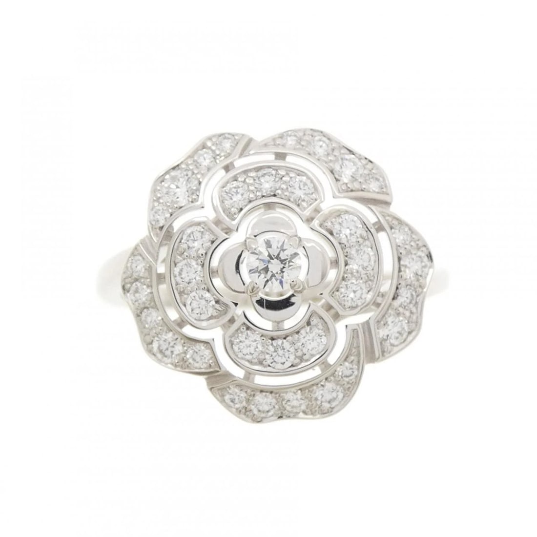 CHANEL CAMELLIA RING - 2