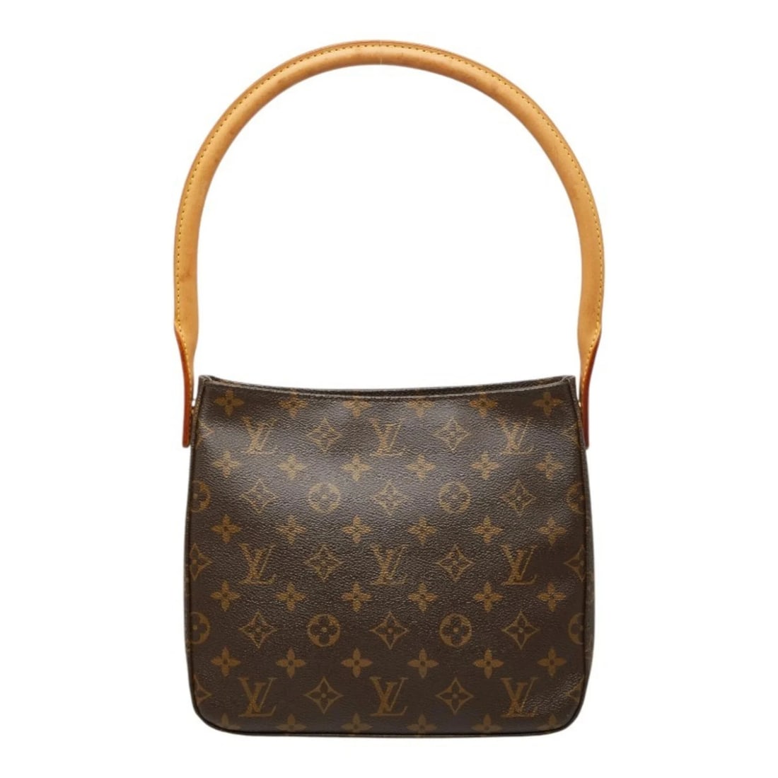LOUIS VUITTON MONOGRAM LOOPING MM ONE-SHOULDER BAG: Louis Vuitton Monogram Looping MM One-Shoulder Bag Brand: Louis Vuitton Type/Style: Handbag, Shoulder bag Material: PVC , Leather Color: Brown Size: (HxWxD) 21cm x 24.5cm x 10cm / 8.26'' x 9.64'' x 3.