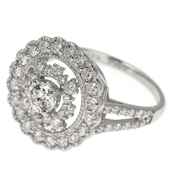 PT950 DIAMOND RING - 2