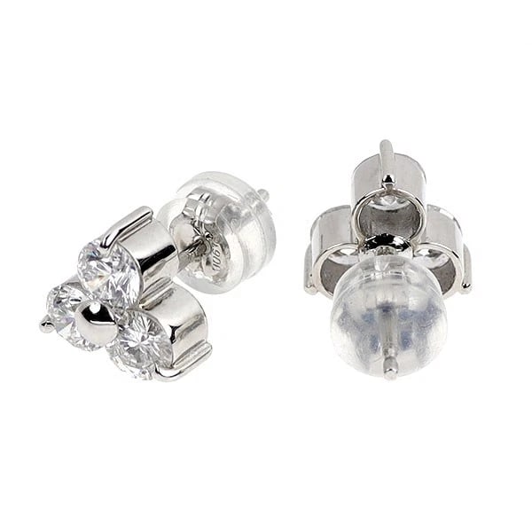 PT900 DIAMOND EARRING - 2