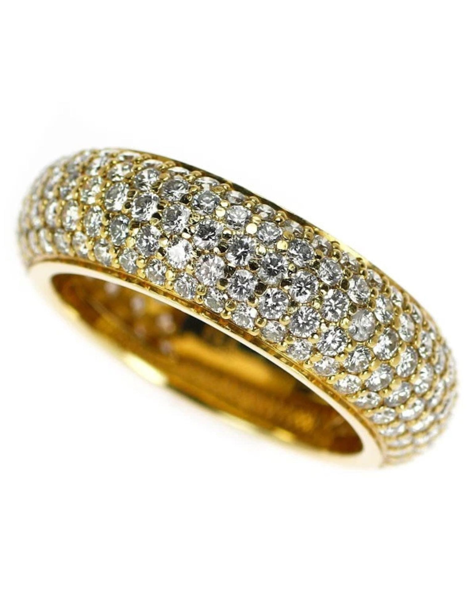 K18YG DIAMOND RING - 2