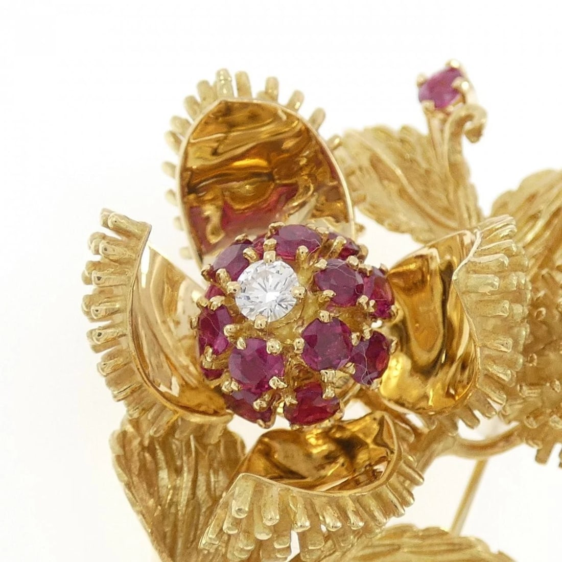 TIFFANY&CO. RUBY BROOCH - 2