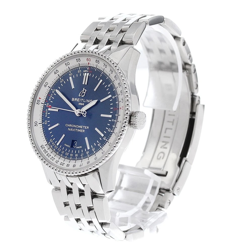 BREITLING NAVITIMER DATE NAVY AUTOMATIC WATCH - 2
