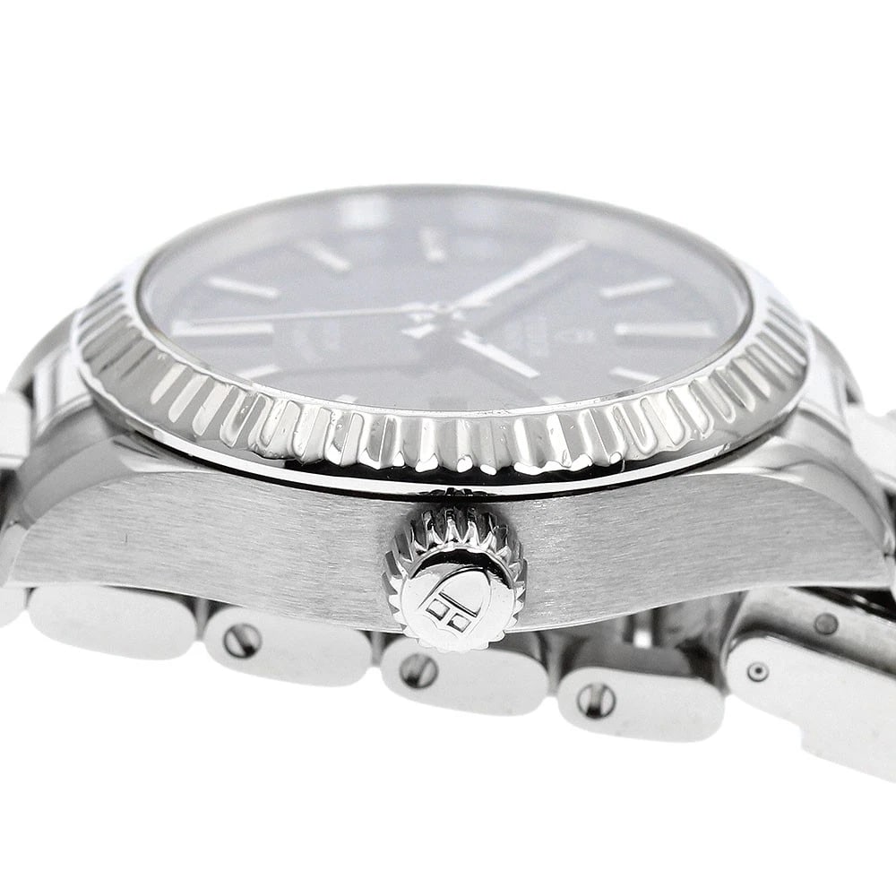 TUDOR STYLE DATE BLACK AUTOMATIC WATCH - 4