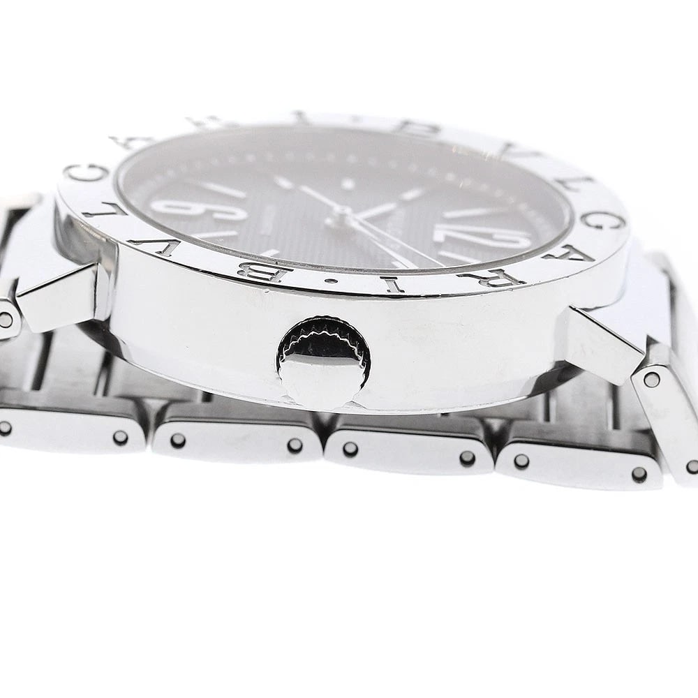 BVLGARI DATE BLACK AUTOMATIC WATCH - 4