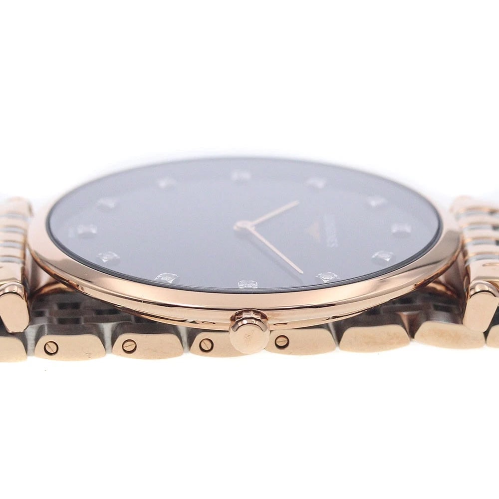 LONGINES DIAMOND QUARTZ WATCH - 4