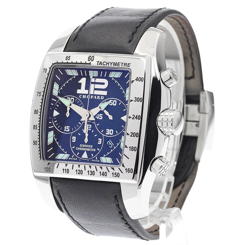 CHOPARD CHRONOGRAPH DATE BLACK AUTOMATIC WATCH - 2