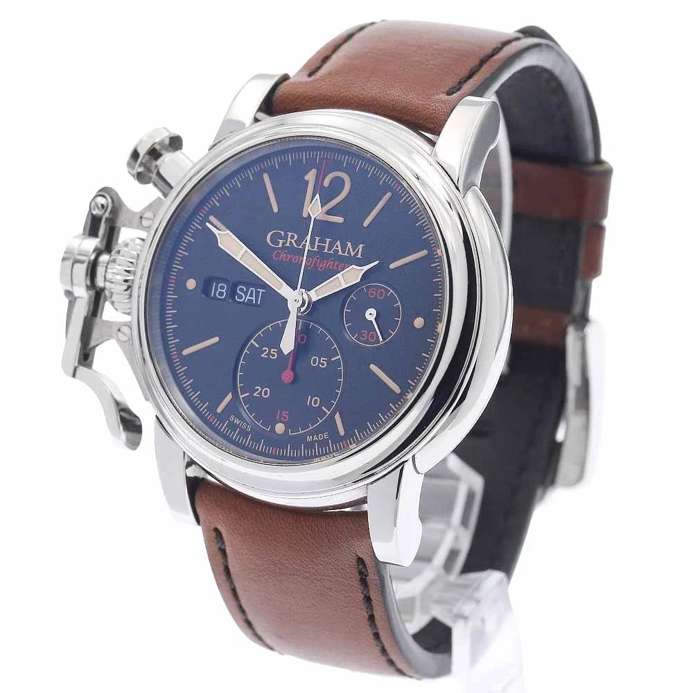 GRAHAM CHRONO DATE AUTOMATIC WATCH - 2