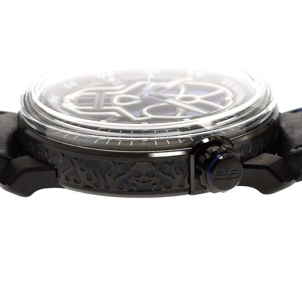 BOMBERG DATE BLUE AUTOMATIC WATCH - 3