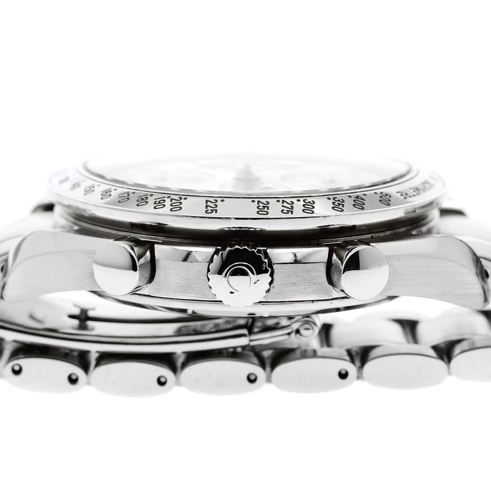 OMEGA SPEEDMASTER DATE CHRONOGRAPH SILVER AUTOMATIC WATCH - 4