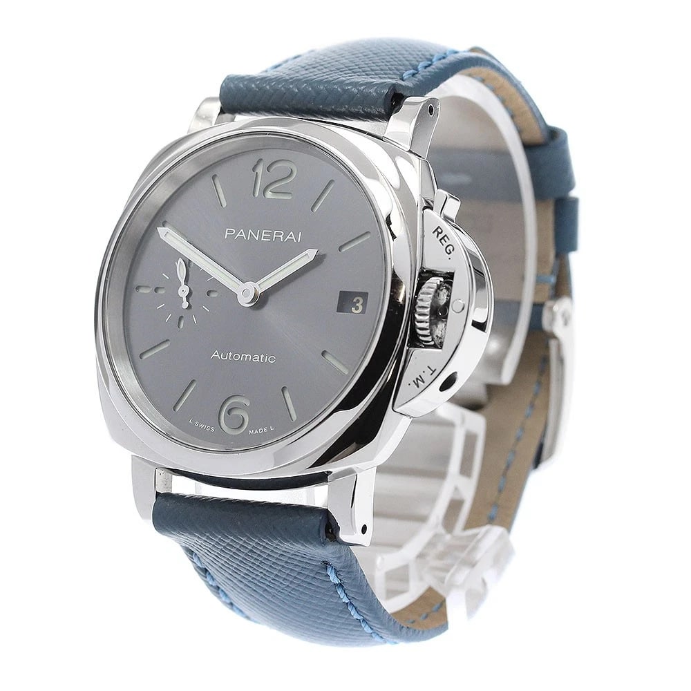 PANERAI LUMINOR DATE GRAY AUTOMATIC WATCH - 2