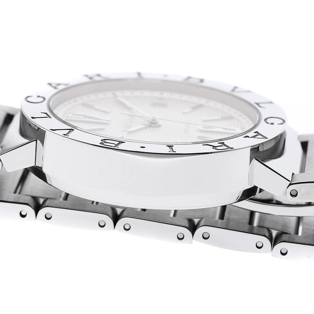 BVLGARI DATE SILVER AUTOMATIC WATCH - 5