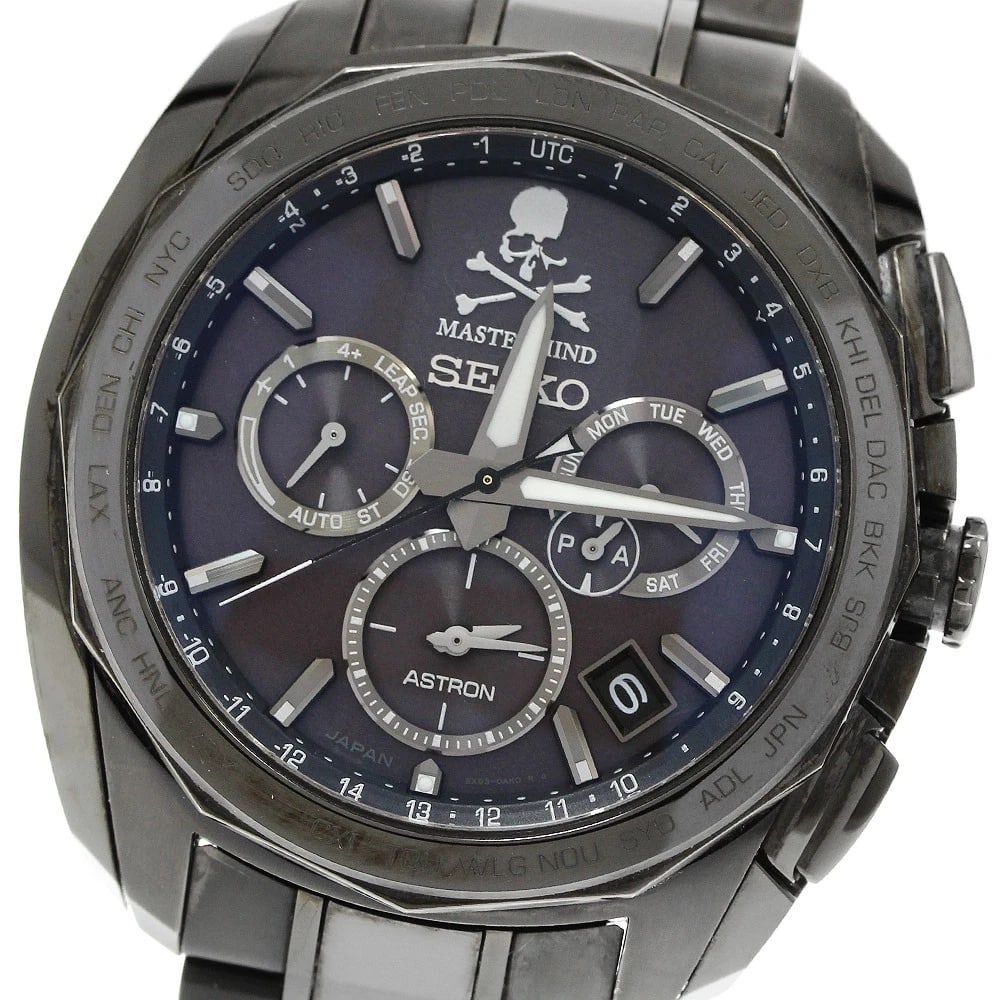 SEIKO ASTRON TITANIUM WATCH: SEIKO Astron Titanium Watch Brand: SEIKO Type/Style: Wristwatch Material: Band Material Titanium / ceramic, Case Material Titanium / ceramic Color: Case Color black Band Color black Dial Color black