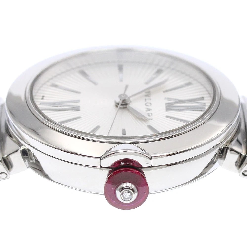 BVLGARI DATE SILVER AUTOMATIC WATCH - 4