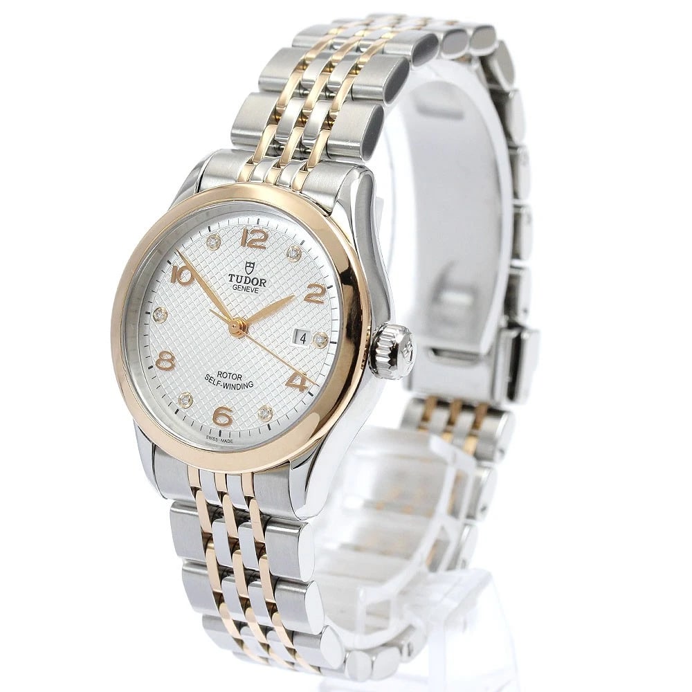 TUDOR BEZEL DATE DIAMOND AUTOMATIC WATCH - 2