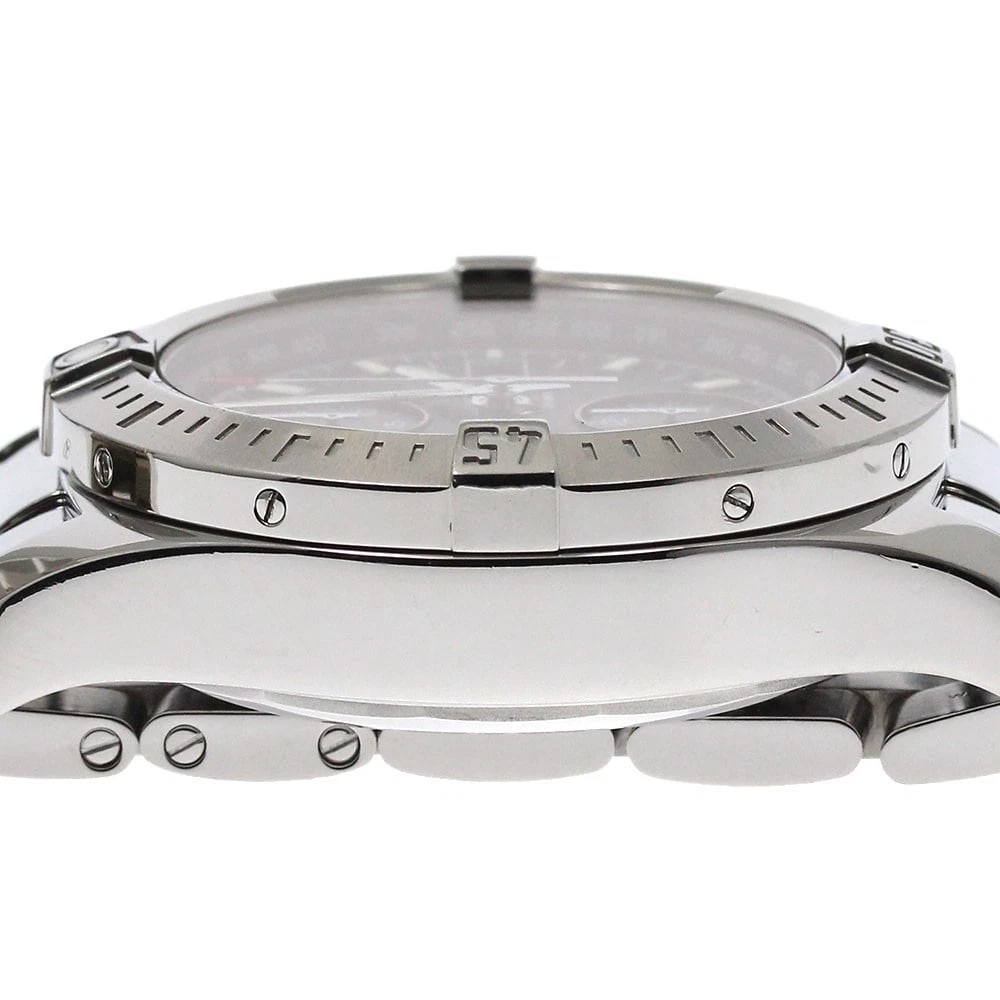 BREITLING CHRONOGRAPH AUTOMATIC BLACK WATCH - 4