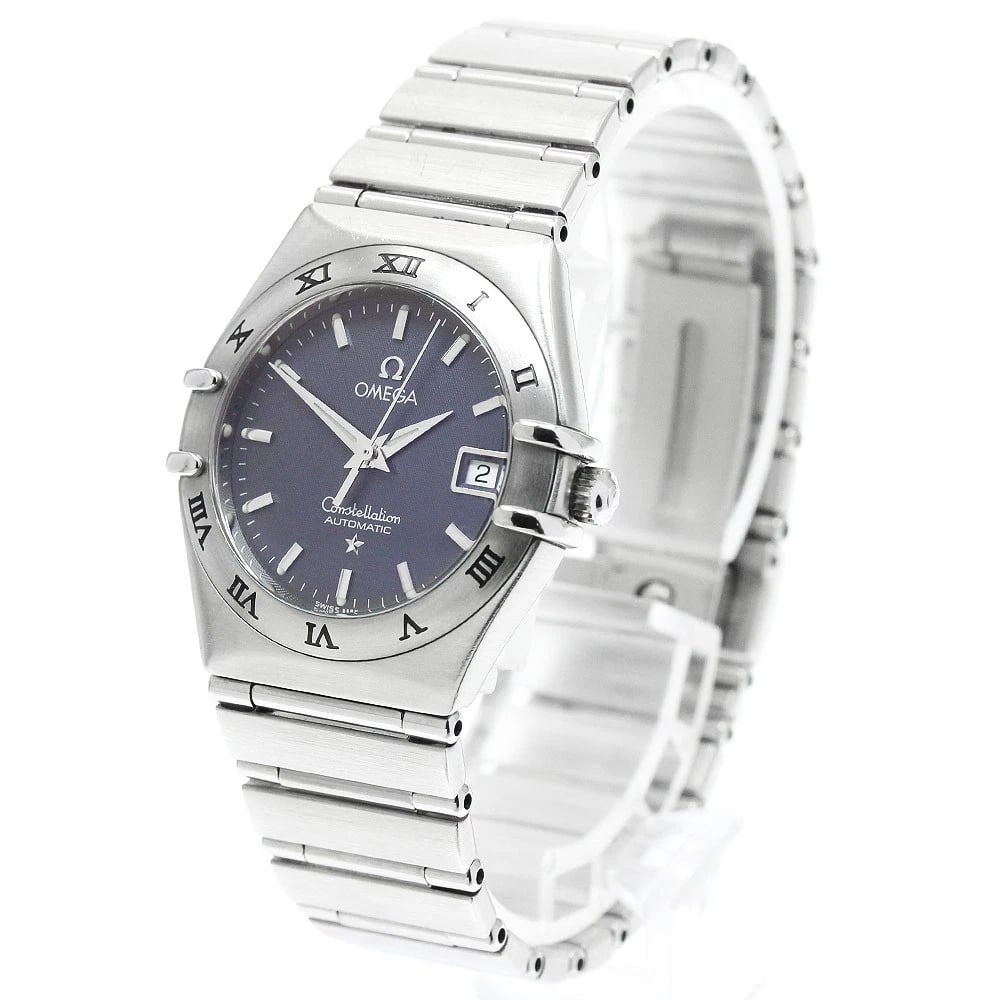 OMEGA CONSTELLATION DATE GRAY AUTOMATIC WATCH - 2