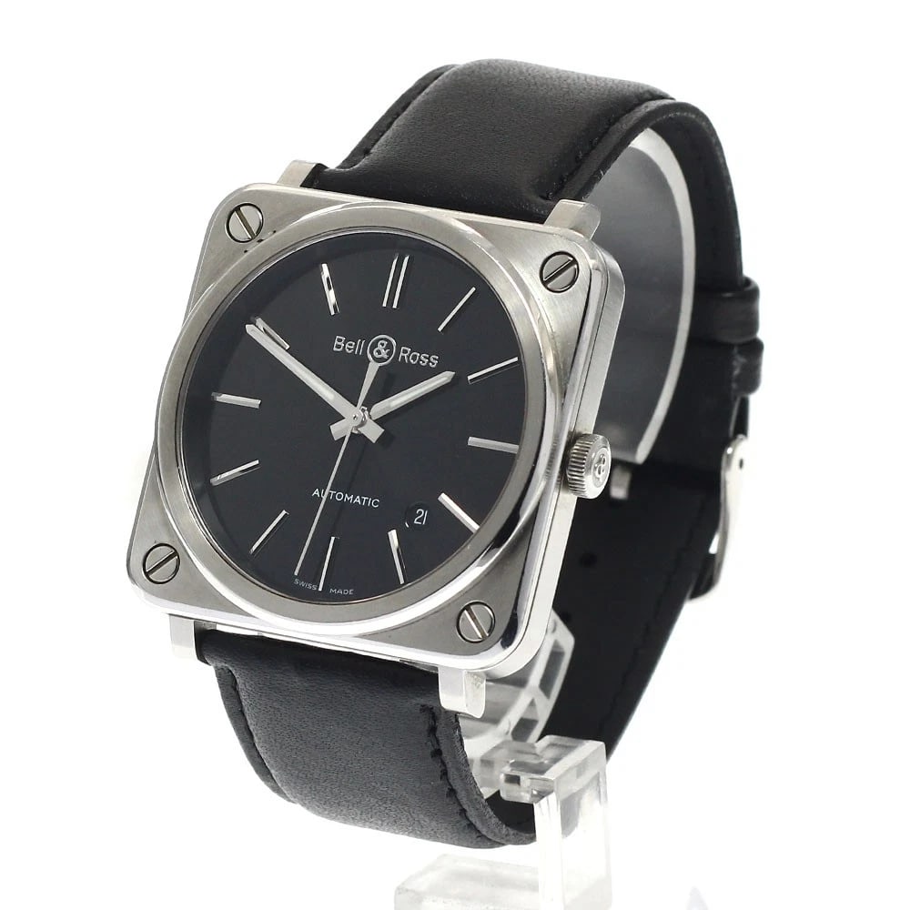 BELL?ROSS DATE BLACK AUTOMATIC WATCH - 2