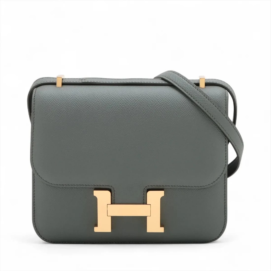 HERMES CONSTANCE GOLD METAL: Hermes Constance Gold Metal Brand: Hermes Type/Style: Shoulder Bag Material: Veau Epsom Color: Veil Almond Size: Height:6.1inchLength:7.3inchDepth:2.0inch Accessories: None Accessories Not