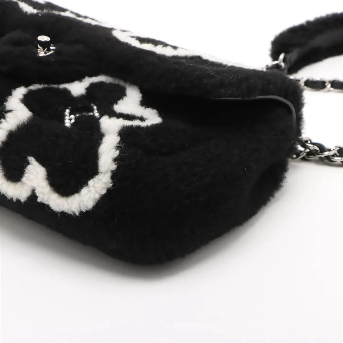 CHANEL COCO MARK DOUBLE CHAIN BAG - 3