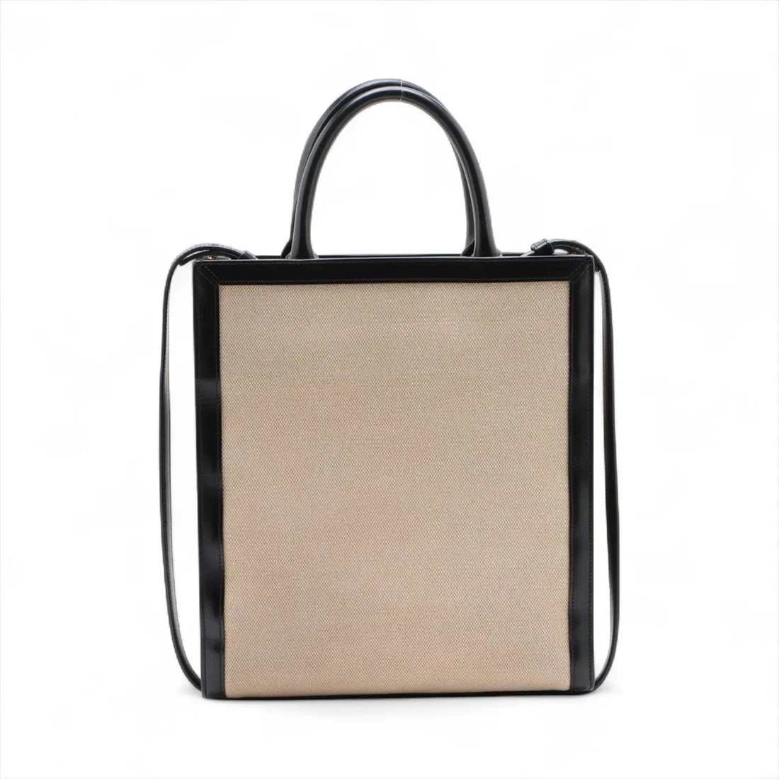 CELINE VERTICAL CABAS CANVAS HANDBAG - 2