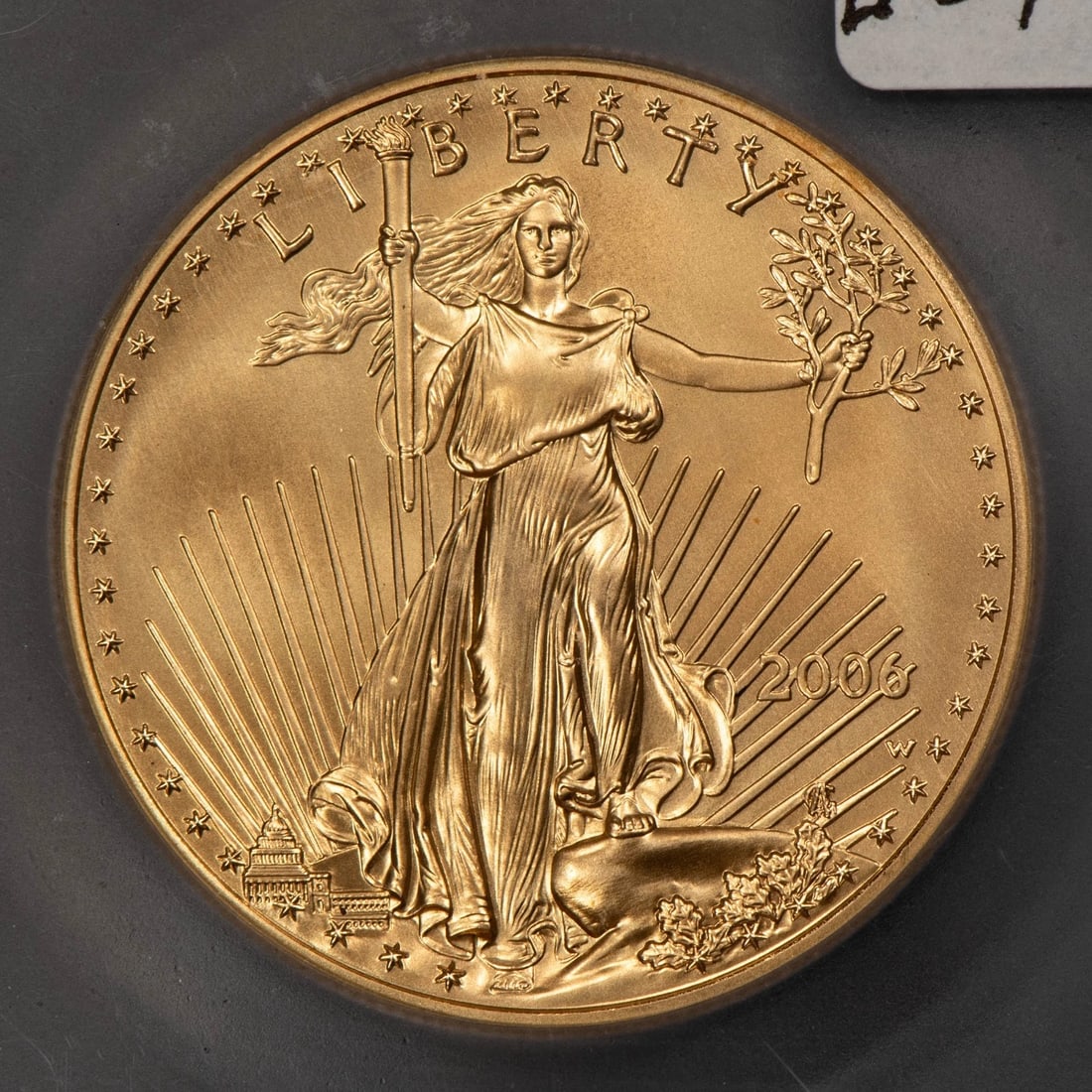 2006-W G$50 1 OZ GOLD AMERICAN EAGLE: 2006-W G$50 1 oz Gold American Eagle Brand/Mint: U.S. Mint Year: 2006 Fineness: 0.9167 Country of Origin: United States Accessories: None Accessories Notice: When purchasing pre-owned goods, please