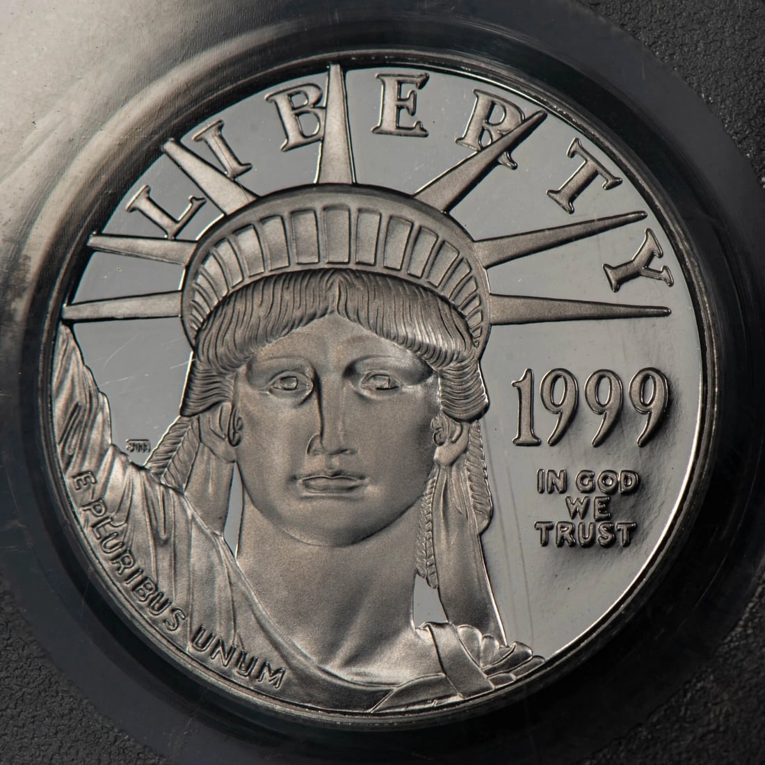1999-W $25 1/4 OZ PLATINUM AMERICAN EAGLE PROOF: 1999-W $25 1/4 oz Platinum American Eagle Proof Brand/Mint: U.S. Mint Year: 1999 Fineness: 0.9999 Country of Origin: United States Accessories: None Accessories Notice: When purchasing pre-owned go