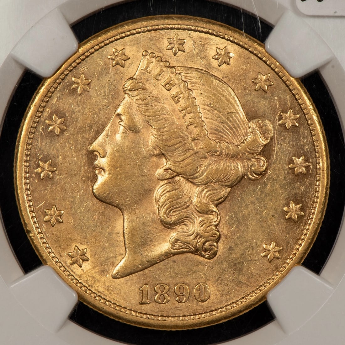 1890-S G$20 LIBERTY HEAD GOLD DOUBLE EAGLE: 1890-S G$20 Liberty Head Gold Double Eagle Brand/Mint: U.S. Mint Year: 1890 Fineness: 0.9 Country of Origin: United States Accessories: None Accessories Notice: When purchasing pre-owned goods, ple