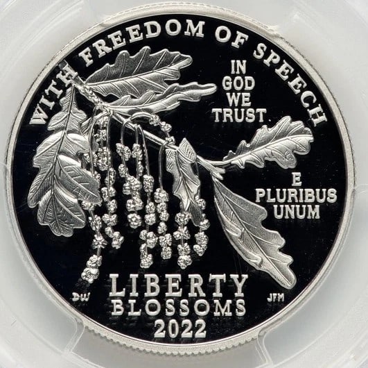 2022-W PROOF PLATINUM EAGLE 1 OZ BLUE GRADIENT: 2022-W Proof Platinum Eagle 1 oz Blue Gradient Year: 2022 Composition: PLATINUM Denomination: $100 Country of Origin: United States Accessories: None Accessories Notice: When purchasing pre-owned g