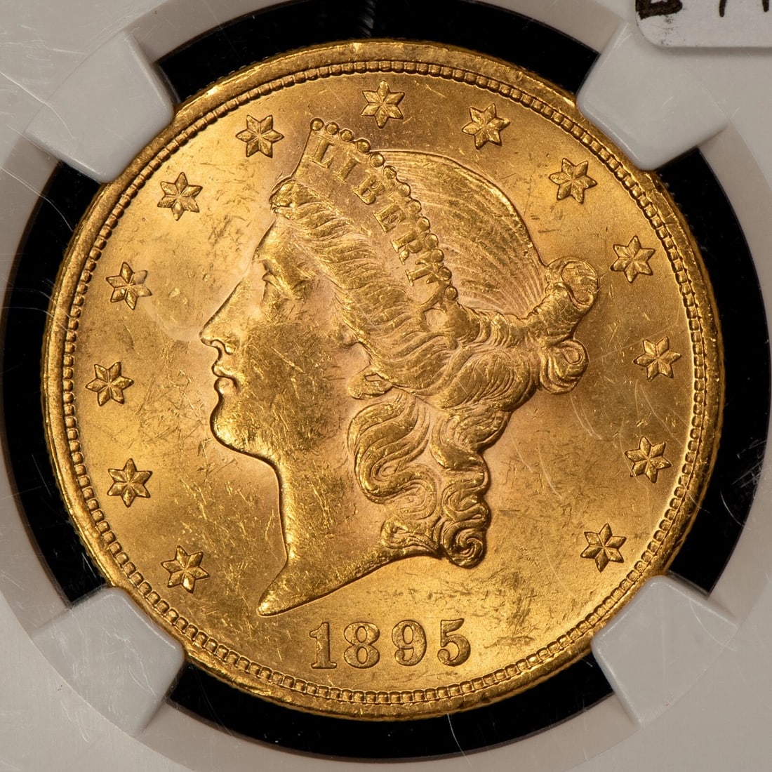 1895 G$20 LIBERTY HEAD GOLD DOUBLE EAGLE: 1895 G$20 Liberty Head Gold Double Eagle Brand/Mint: U.S. Mint Year: 1895 Fineness: 0.9 Country of Origin: United States Accessories: None Accessories Notice: When purchasing pre-owned goods, pleas