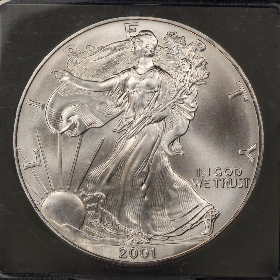 2001 1 OZ SILVER AMERICAN EAGLE (1 of 2)