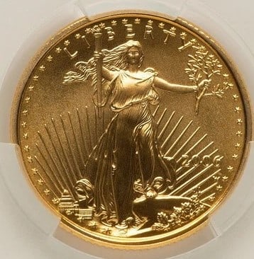 2006-W BURNISHED GOLD EAGLE 1/4 OZ NON DESIGNATION: 2006-W Burnished Gold Eagle 1/4 oz Non Designation Year: 2006 Composition: GOLD Denomination: $10 Country of Origin: United States Accessories: None Accessories Notice: When purchasing pre-owned go