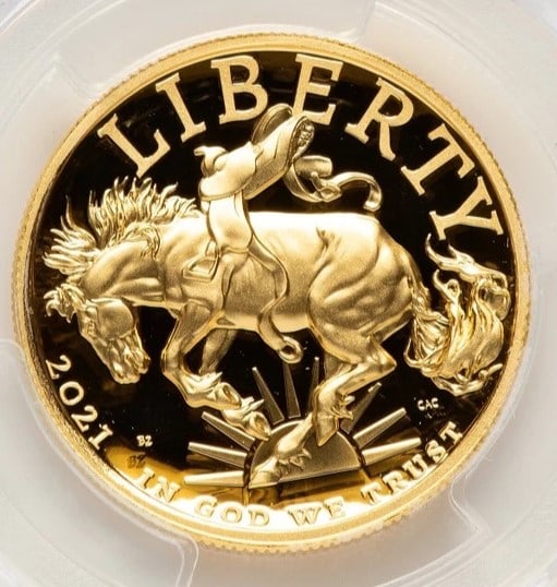 2021-W G$100 AMERICAN LIBERTY HIGH RELIEF FDI GOLD FOIL 1 OF 100: 2021-W G$100 American Liberty High Relief FDI Gold Foil 1 of 100 Year: 2021 Composition: SILVER Denomination: $100 Country of Origin: United States Accessories: None Accessories Notice: When purcha